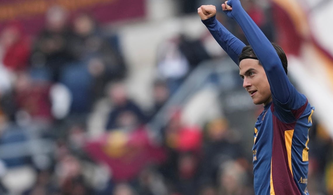 Doblete de Dybala en el triunfo de Roma ante Parma