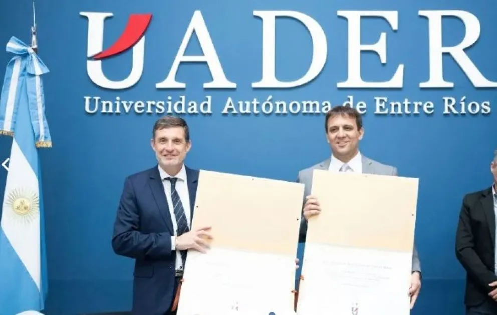 Filipuzzi inició su segundo mandato como rector de la Uader