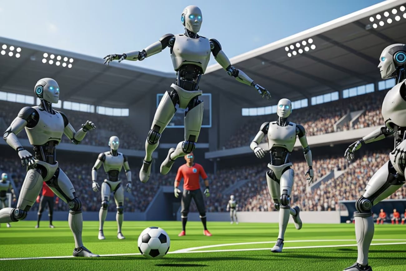 China: se llevó a cabo el primer torneo de fútbol entre robots humanoides del mundo